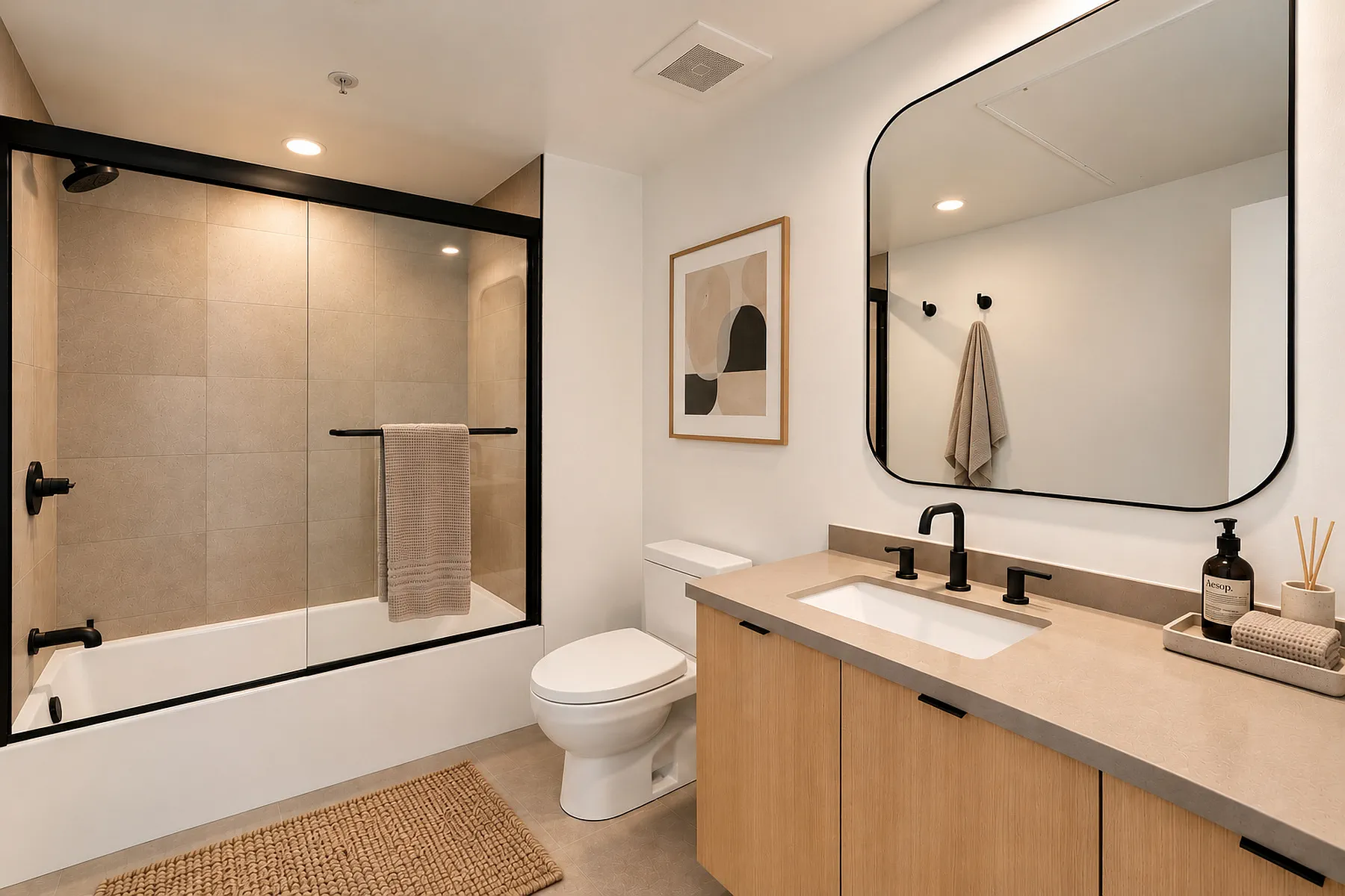 Contemporary bathroom